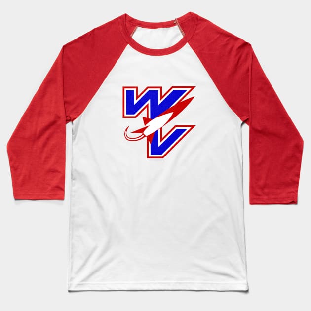 Vintage West Virginia Rockets AFA Football 1981 Baseball T-Shirt by LocalZonly